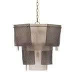 Product Image 1 for Aurora Small Clear and Smoke Seeded Glass Chandelier from Jamie Young