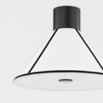 Product Image 4 for Forrest Iron 1-Light Flush Mount - Black & White from Troy Lighting