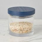 Product Image 1 for Navy Wood Top Canister from etúHOME