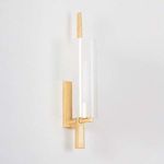 Vineland Wall Sconce side angle showing textured vertical rod detail and wall mount