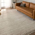 Product Image 5 for Khoda Modern Striped Ivory/ Beige Rug - 18" Swatch from Jaipur 
