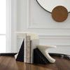 Product Image 8 for Jordono Ivory Ricestone Bookends, Set of 2 from Arteriors
