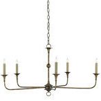 Product Image 1 for Nottaway Chandelier Pyrite Bronze from Currey & Company