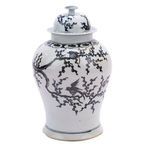 Product Image 5 for Blue & White Porcelain Temple Jar Magpie On Treetop from Legend of Asia
