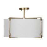 Product Image 1 for Theresa Brass Semi-Flush Mount from Gabby