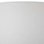Plain white cylindrical fabric lampshade material texture visible up close