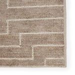 Product Image 2 for Alloy Handmade Striped Light Taupe/ White Rug from Jaipur 