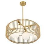 Product Image 4 for Pastis 4-Light Pendant in Warm Brass from Savoy House 