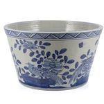 Product Image 4 for Blue & White Basin Planter Flower Bird Motif from Legend of Asia