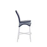 Product Image 18 for Savoy Chalk And White & Navy Bar Stool from Summer Classics