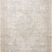 Traditional Gemma Sand Ivory Rug with subtle patina and soft, silky sheen in a muted beige and ivory pattern