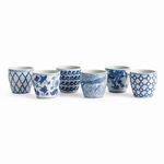 Product Image 1 for Barclay Butera Dynasty Flower Pots, Set Of 6 from Napa Home And Garden