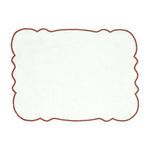 Product Image 1 for Farfalle Rust Linen Placemat from BIDKHome