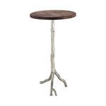 Product Image 1 for Wood And Nickle Side Table from Elk Home