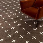 Product Image 1 for Dark Brown Cross Rug from Four Hands