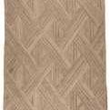 Full top view of Vero Natural Trellis Rug displaying its rectangular shape and consistent diagonal pattern