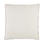 Product Image 3 for Kaz Textured Ivory/ Light Gray Throw Pillow 22 inch from Jaipur 
