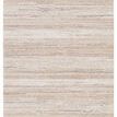 Modern abstract tan, cream, and gray rug with high-low carved texture, 5 by 7 feet 6 inches