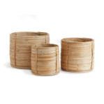 Product Image 1 for Cane Rattan Mini Round Baskets, Set Of 3 from Napa Home And Garden