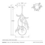 Product Image 10 for Will O' the Wisp Pendant from Arteriors