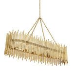 Product Image 5 for Prescott Oval Gold Leaf Iron Chandelier from Arteriors