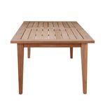 Product Image 5 for QS Croquet Teak Rectangular Farm Table, Natural Teak from Summer Classics