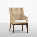 Product Image 5 for Peninsula Light Raffia Woven Arm Chair from Summer Classics
