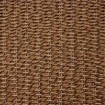 Close-up texture view of tightly woven brown outdoor bar stool frame