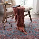 Product Image 2 for Ravinia Oriental Blue / Pink Runner Rug from Jaipur 