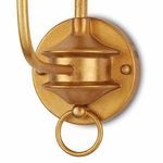 Product Image 4 for Nottaway contemporary Gold Wall Sconce from Currey & Company