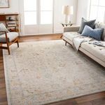 Product Image 3 for Avant Garde Woven Medium Tan / Sky Blue Rug - 6'7" x 9'6" from Surya