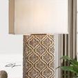 Product Image 1 for Uttermost Curino Golden Bronze Table Lamp from Uttermost