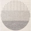 Product Image 1 for Pisa Ivory / Black Circle Rug from Surya