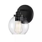 Product Image 1 for Carson Matte Black 1 Light Sconce from Savoy House 