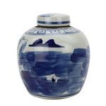 Product Image 1 for Blue & White Mini Jar Mountain Tree from Legend of Asia