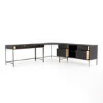 Product Image 18 for Trey Black Wash Poplar Desk System With Filing Credenza from Four Hands