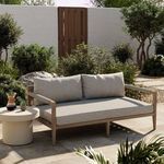 Product Image 8 for Sherwood 63" Stone Grey Wooden Outdoor Sofa from Four Hands