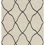 Product Image 1 for Treble Moroccan Trellis Ivory/ Black Rug - 18" Swatch from Jaipur 