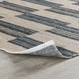 Product Image 4 for Boulder 5x8 Indoor Outdoor Handwoven Stripe Charcoal Area Rug from Classic Home Furnishings