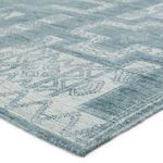 Product Image 1 for Cirus Hand-Knotted Geometric Blue/ Ivory Rug from Jaipur 
