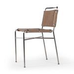 Product Image 22 for Wharton Faux Sierra Nude Leather Dining Chair from Four Hands