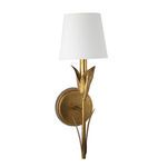 Product Image 1 for River Reed Antique Gold Leaf Sconce Single from Regina Andrew Design