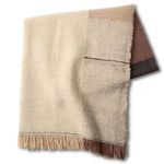 Product Image 3 for Neem X Soroush Handmade Geometric Beige / Brown Throw from Jaipur 