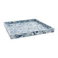 Product Image 1 for Chance Blue Square Tray from Currey & Company
