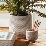 Product Image 4 for Burma Rattan Cachepots, Set Of 2 from Napa Home And Garden