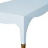 Product Image 2 for Tapered Leg Coffee Table With Antique Brass Foot Caps from Worlds Away