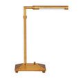 Autrand Desk Lamp with lamp head fully extended horizontally and switched on