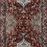 Runner size Samra Brick/Grey Rug showing elongated geometric pattern and color variation in red and grey