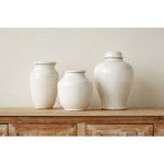 Product Image 1 for White Terracotta Lidded Vase from Creative Co-Op