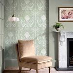Product Image 1 for Laura Ashley Josette Sage Green Wallpaper from Graham & Brown